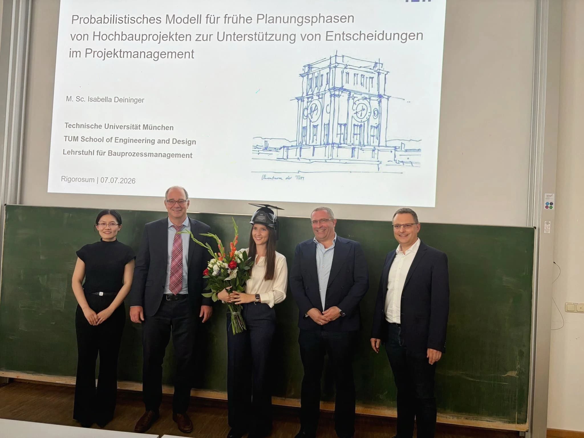 Herzlichen Glückwunsch, Dr.-Ing. Isabella Deininger!